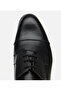 Men's Leather Black Laced Classic Shoes - 5