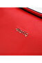Women's Leather Red Adjustable Strap Shoulder Bag - 3