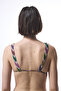 Celine Deep V Zigzag Bikini Top - 6