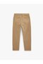 Cotton Lu Normal Waist Pocketed Vintage Straight Fit Jean Pants - 7