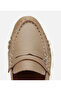 Women's Leather Mink Soft Textured Casual Loafer - 5