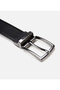 Men's Leather Black Belt - 5