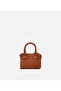 Women's Leather Tan Lock Detailed Mini Bag - 6