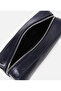 Men's Leather Navy Blue Handbag - 7