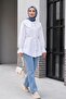 Spanish Leg Lace Detailed Jeans - Light Blue - 4