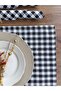 Plaid Panama Duck Cloth Decorative Placemat Napkin (30x45cm) 4 Pieces V-02 - 3