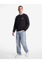 Cotton Shaded Crew Neck Long Sleeve Printed Sweatshirt - 3