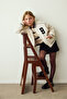 Girl's Style Patterned Pantyhose 20 Denier - 4