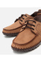 Men's Nubuck Leather Beige Comfortable Daily Loafer - 3