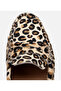 Women's Leather Black Leopard Patterned Casual Loafer - 4