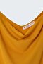 Strappy Collared Blouse - Safran - 6