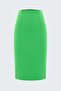 Straight Pencil Skirt - Light Green - 3