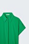Casual Shirt with Sleeve Detail - Green - 5