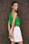 Halter Neck Blouse - Green - 4