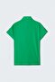 Casual Shirt with Sleeve Detail - Green - 6