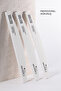 Prosthetic Nail Paper File, 100/180 Half Moon White Nail File - 3