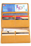 Women's 010 Genuine Leather Horizontal Premium Large Size Multi-Compartment Wallet with Plenty of Card Holders and Large Coin Compartment - 6