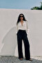 Belted Trousers - Black - 3