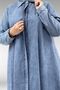 68023 Plus Size Mevlana Cut Lyocell Denim Shirt - Snow Wash Blue - 2