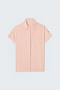 Casual Shirt with Sleeve Detail - Powder - 4