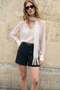 Belted Classic Shorts - Black - 5