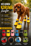 Waterproof Reflective Dog Raincoat Boots Adjustable Paw Protector with Non-Slip Soles