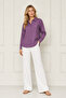 Plum Pocket Viscose Shirt 1500058 - 4