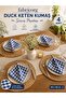 Plaid Panama Duck Cloth Decorative Serving/Presentation Napkin (40X40 cm) 4 Pieces V-02