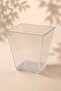 50-Pack 200Cc Cubic Prism Mica Magnolia Bowl Plastic Dessert Presentation Container Ice Cream Pudding Appetizer Salad Cup - 5