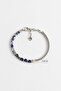 Sodalite Stone 21 cm Steel Chain Men's Bracelet - 3