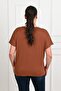 Women's V-neck Large Size T-shirt 1486-23 - 2