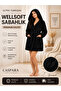 Women's Premium Hooded Wellsoft Robe - Ultra Soft Plush Home Bathrobe