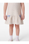 Ribboned Viscose Blended Short Sleeve Crew Neck Dress - 4