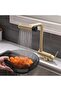 Kitchen Window Front Folding Sink Faucet Rustic New 4-Function Faucet Matte Gold Imported with 7 Years Warranty - 2