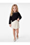 Elastic Waist Tweed Short Skirt