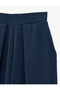 Normal Waist Modal Fabric Barrel Trousers with Side Pockets - 4