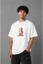 'Sushi Lover Club' Printed Oversize Unisex 24/1 Cotton T-Shirt - 3