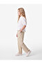 Lace Detailed Floral Appliqué Cotton Balloon Sleeve Shirt - 3