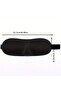 black 1 Smooth Natural Sleep Mask - Fully Adjustable Shoulder Strap, Suitable for Women and Men - Es - 6