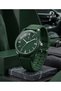 San Diego 39mm Unisex Green Silicone Band Sports Watch – Dark Green Casual Youth Style Wristwatch - 5