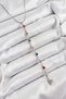 Brass Silver Color Mixed Color Zircon Stone Heart Y Women's Necklace
