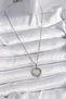 316L Steel Silver Color Chain Silver Color Gold Model Women's Necklace - 2
