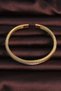 316L Steel Gold Color Straw Look Men's Bracelet - 2