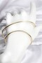 Gold Color Brass Hand Bracelet - 2
