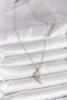 316L Steel Silver Color Chain Zircon Stone Cat Model Women's Necklace - 2