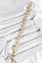 Brass Zircon Stone Clover Baguette Model Gold Color Vip Series Women's Bracelet - 2