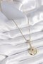 316L Steel Gold Color Zircon Stone Star Model Women's Necklace - 2