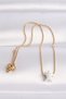 316L Steel Chain Gold Color Chain Silver Color Necklace with Sea Star Design - 2