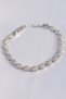 Vip Series Brass Zircon Stone Silver Color Drop Model Bracelet