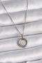 316L Steel Silver Color Chain Silver Color Gold Model Women's Necklace